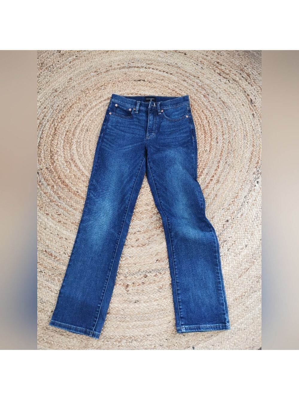 Lucky🍀 Brand Zoe High Rise Womens Jeans Medium Denim Straight Leg. Size 4/ 27 R